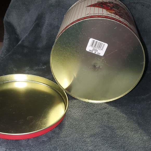 Mother Earth's Red and White Decorative Canisters - Picture 3 of 16